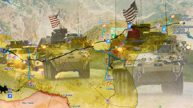 ABD ordusu, Suriye'nin doğusuna takviye askeri güç gönderdi.