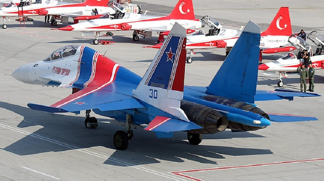Eylül'de İstanbul Atatürk Havalimanı'nda düzenlenen TeknoFest'te sergilenmek üzere Rusya'dan SU-35 savaş uçağı gönderildi.