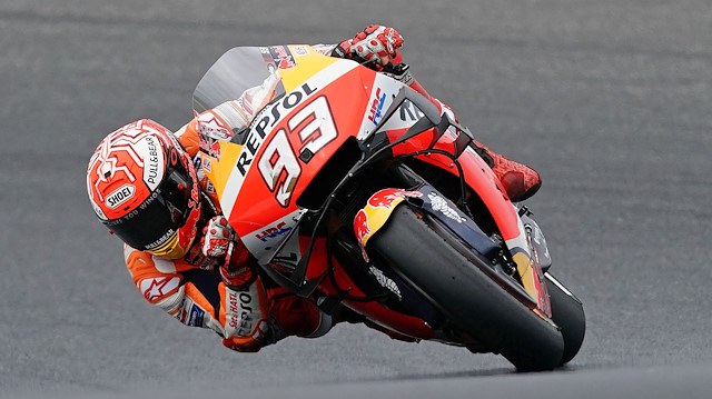 File photo: Marc Marquez of Spain of Repsol Honda Team during MotoGP Qualifying 2 on Day Three of the 2019 Australian Motorcycle Grand Prix on Phillip Island in Victoria, Australia