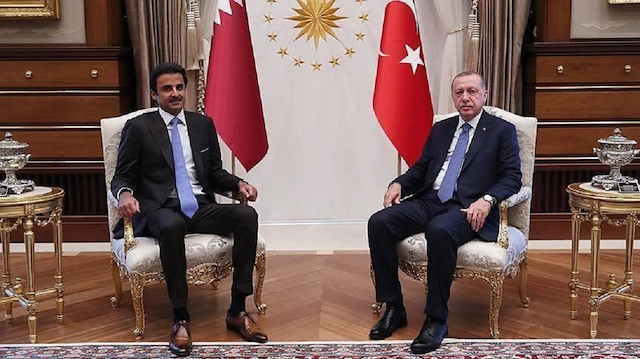 أمير قطر يهنئ أردوغان بعيد الجمهورية