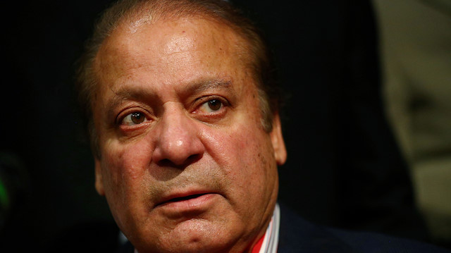 FILE PHOTO: Former Prime Minister of Pakistan, Nawaz Sharif, speaks during a news conference at a hotel in London, Britain July 11, 2018. REUTERS/Hannah McKay/File Photo

