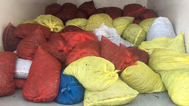Edirne'den yasa dışı yollarla Yunanistan'a götürülmek istenen 1 ton 600 kilo kaçak midye ele geçirildi