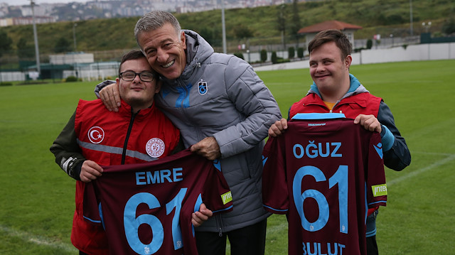 Down sendromlu sporculardan Trabzonspor kulübüne ziyaret