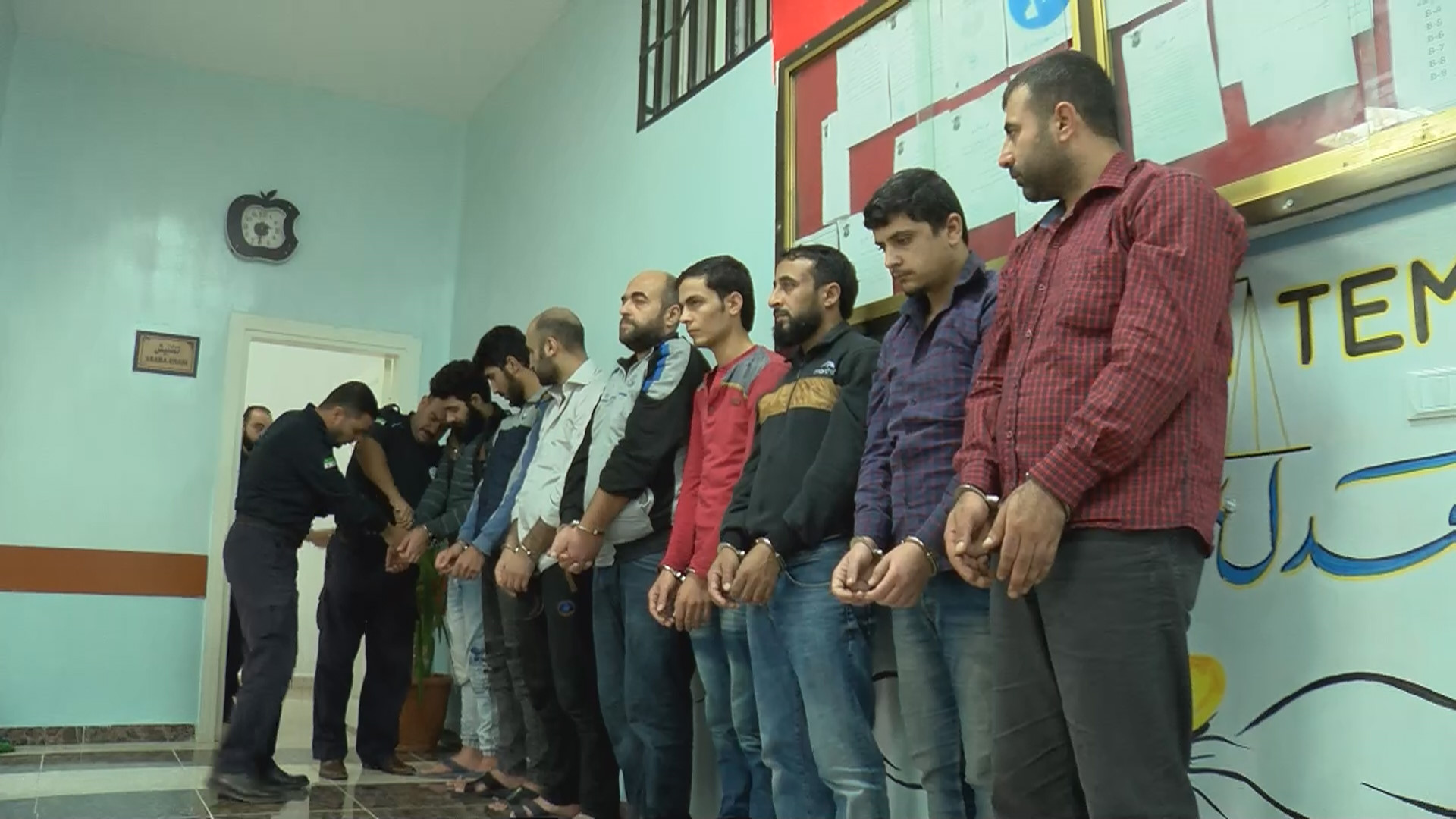 Afrin'de yargılanan DEAŞ'lı teröristler