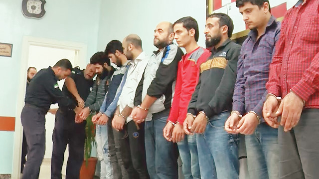 Afrin Adliyesi'nde DEAŞ'lı teröristler yargılanıyor.