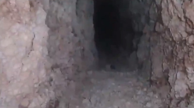 Karargahın içinde tünel tespit edildi.