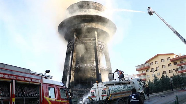 Ali Kuşcu Gökbilim Merkezi’nde yangın çıktı.