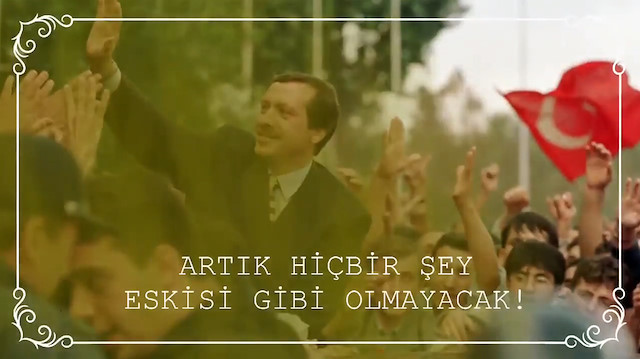 Cumhurbaşkanı Recep Tayyip Erdoğan'ın, partinin kuruluşundan günümüze kadar fotoğraflarının ve videolarının yer aldığı klip beğeni topladı. 