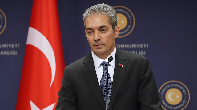 Dışişleri Bakanlığı Sözcüsü Hami Aksoy, açıklama yaptı.