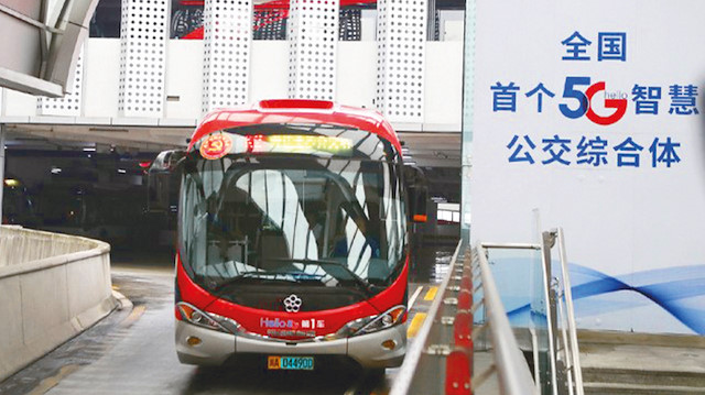 5G donanımlı otobüs