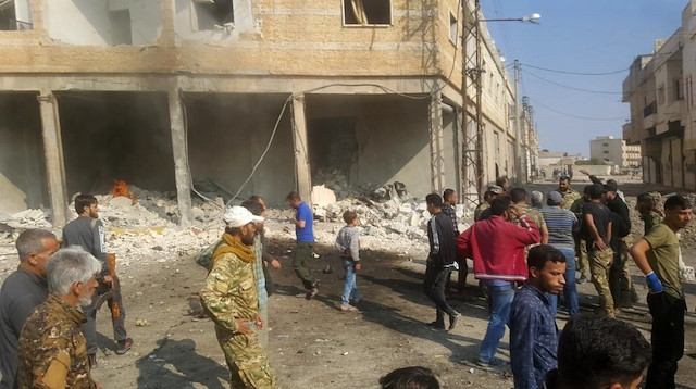 Tel Abyad'ta terörist bombalı araç patlattı