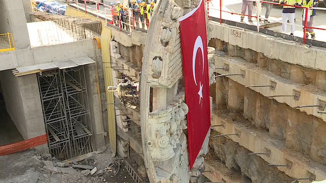 Kabataş-Mecidiyeköy-Mahmutbey Metro Hattı tüneli tamamlandı