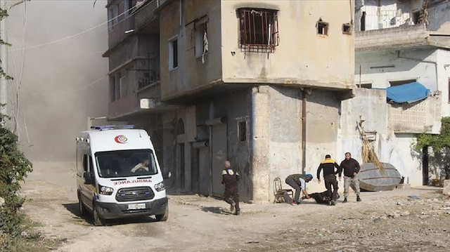  قصف جوي روسي على تجمعات سكنية بإدلب