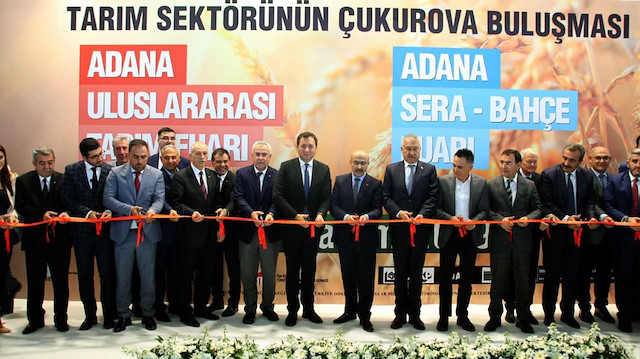 TÜYAP Adana 13. Uluslararası Tarım ve Sera- Bahçe Fuarları görkemli bir törenle açıldı. 