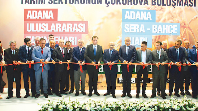 TÜYAP Adana 13. Uluslararası Tarım ve Sera- Bahçe Fuarları görkemli bir törenle açıldı.