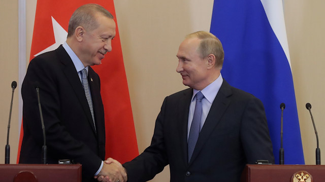 Turkish President Tayyip Erdoğan & Russian President Vladimir Putin 