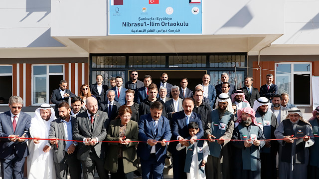 بدعم قطري كويتي...افتتاح مدرسة للأتراك والسوريين في أورفا