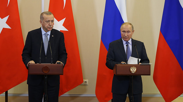 File photo: Erdoğan - Putin meeting