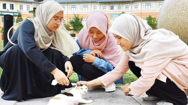 Malezya Uluslararası İslam 
Üniversitesi öğrencileri