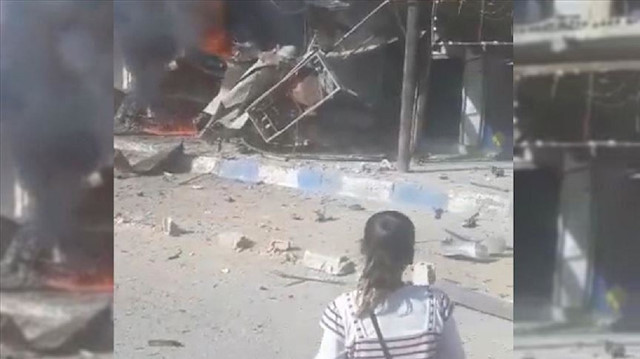 مقتل 8 مدنيين في هجوم "ي ب ك" الإرهابي بتل أبيض السورية 