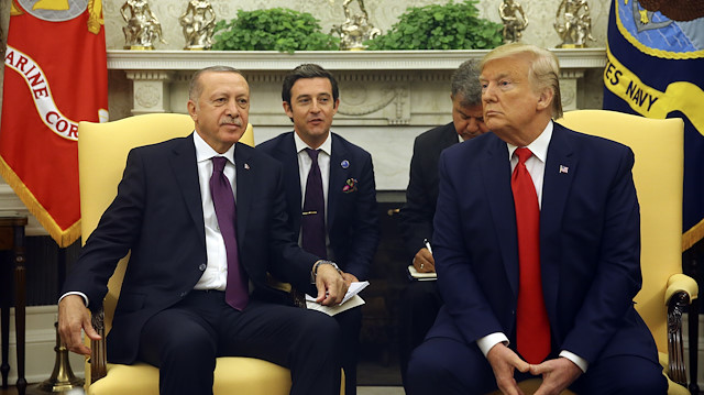 Cumhurbaşkanı Erdoğan ve ABD Başkanı Trump 