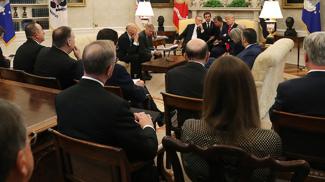 Cumhurbaşkanı Erdoğan ve ABD Başkanı Trump Oval Ofis'te