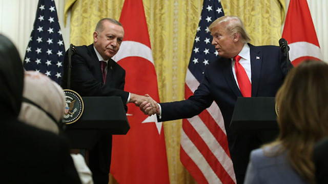 Cumhurbaşkanı Erdoğan ile ABD Başkanı Trump'ın ortak basın toplantısından.