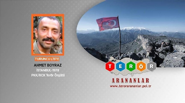 الداخلية التركية: تحييد قيادي مطلوب من "بي كا كا" الإرهابية