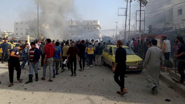 Bab'da bomba yüklü araçla terör saldırısı düzenlendi. 