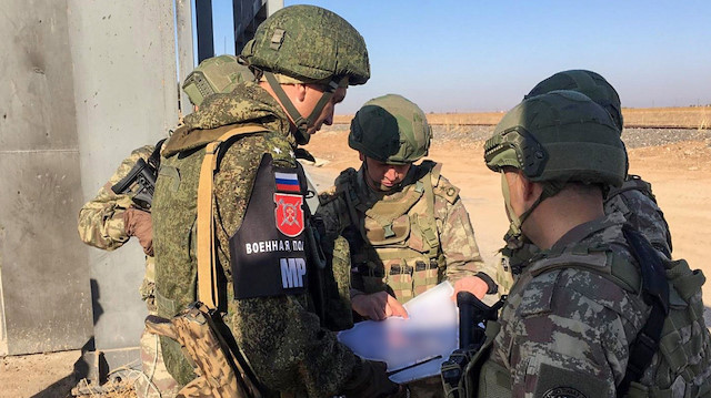 Fırat'ın doğusunda 8'inci ortak kara devriyesi 