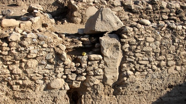 A monument believed to be around 8,000-year old was unearthed in Çanakkale