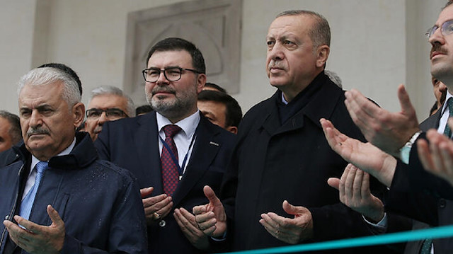 أردوغان يشارك في مراسم افتتاح مسجد "بلال سايغيلي" غربي البلاد