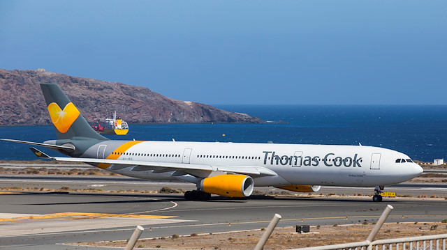 A Thomas Cook plane 