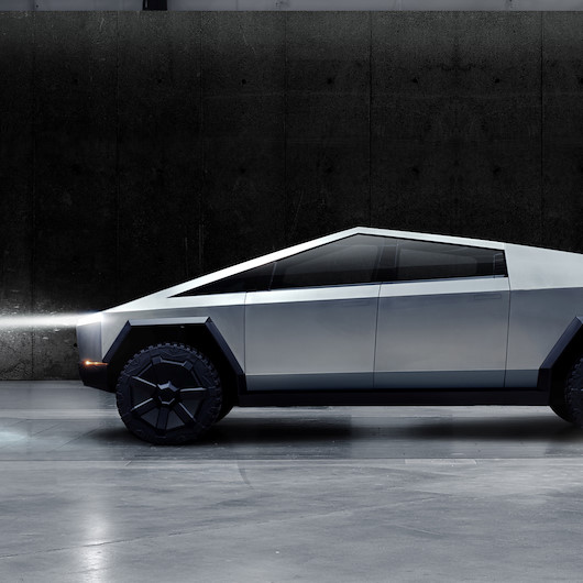 Tesla's new Cybertruck flouts convention with angular design and armored glass
