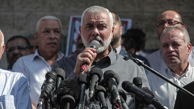 Head of the Political Bureau of Hamas Ismail Haniyeh

