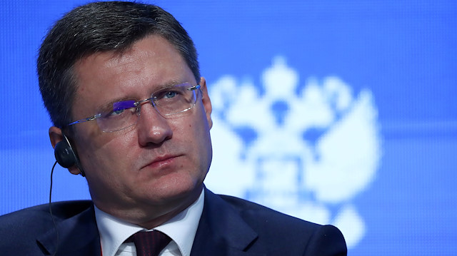 FILE PHOTO: Russian Energy Minister Alexander Novak attends the Energy Week International Forum in Moscow, Russia October 3, 2019. REUTERS/Evgenia Novozhenina/File Photo

