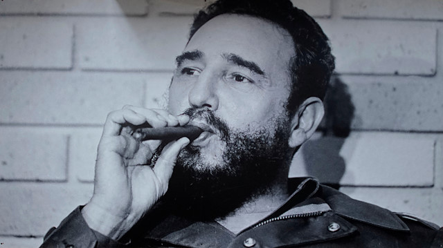 An image of late Cuban President Fidel Castro 