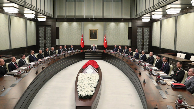 Milli Güvenlik Kurulu (MGK), Cumhurbaşkanı Recep Tayyip Erdoğan başkanlığında toplandı.