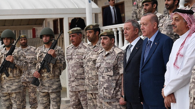 Turkish President Recep Tayyip Erdogan in Qatar

