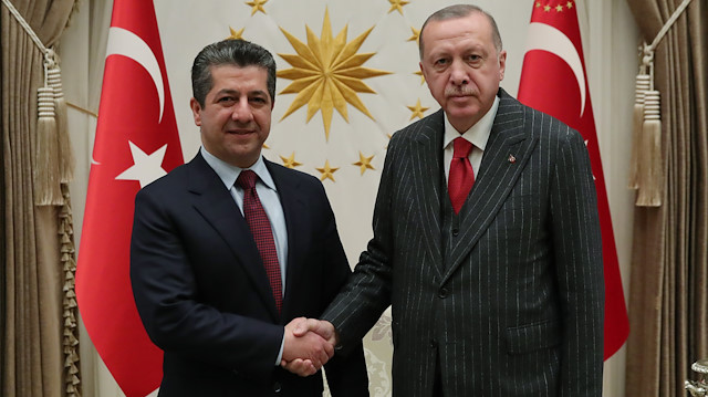 Erdoğan and Masrour Barzani