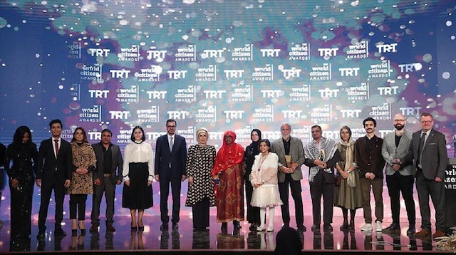 Turkey's TRT World hosts 2019 World Citizen Awards in Istanbul.