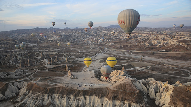 File photo: Hot-air balloons in Cappadocia

