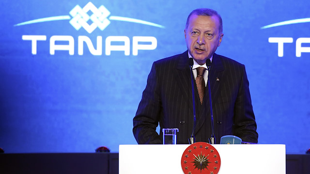  Cumhurbaşkanı Recep Tayyip Erdoğan TANAP Açılış Töreni'nde konuştu.