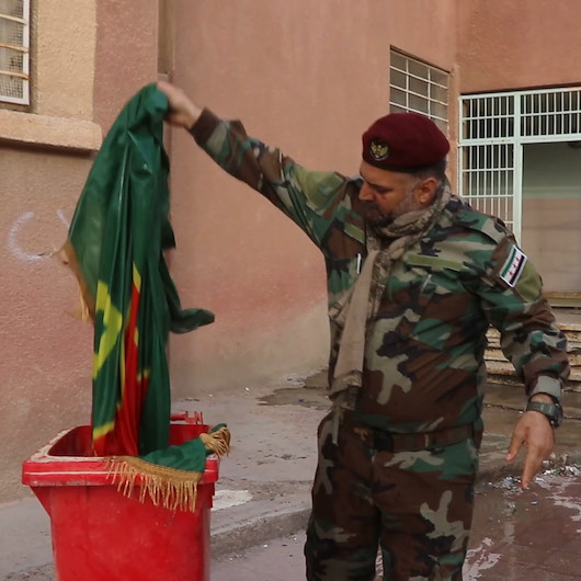 Rasulayndaki PKK karargahı yapılan okullarda terörün izleri siliniyor