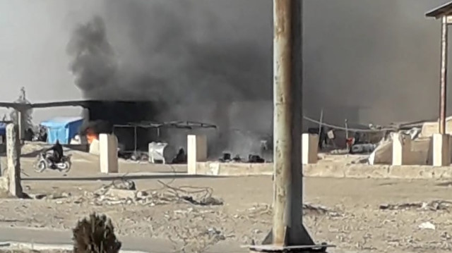 Teröristler kış öncesi bütün kampı yakma tehdidinde bulundu.