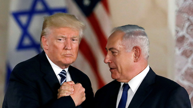 FILE PHOTO: U.S. President Donald Trump and Israeli Prime Minister Benjamin Netanyahu 
