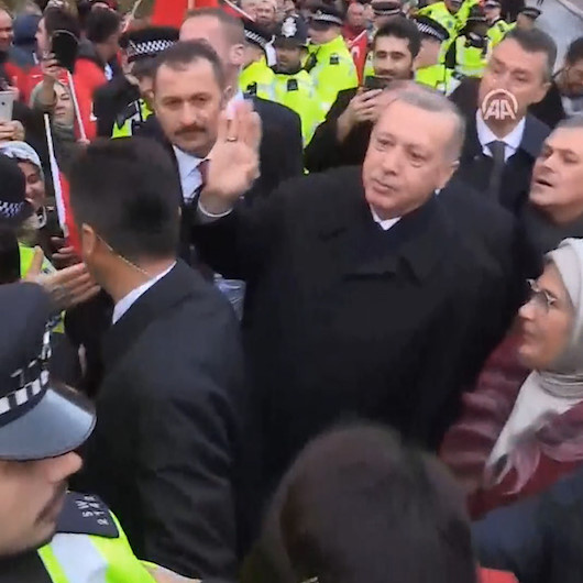 Cumhurbaşkanı Erdoğana sevgi seli