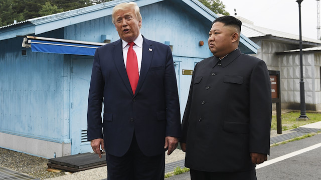 ABD Başkanı Trump ve Kuzey Kore lideri Kim Jong-Un.