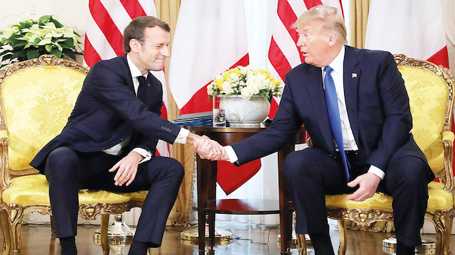 Emmanuel Macron ve Donald Trump