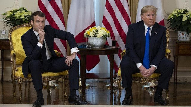 Macron ve Trump'ın beden dili ne anlattı?